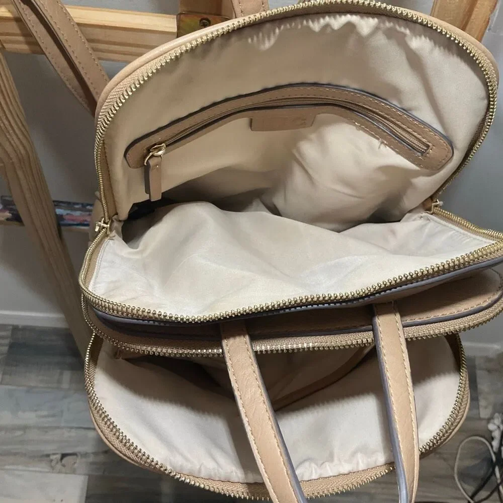I.N.C International Concepts Giigi Backpack faux leather tan